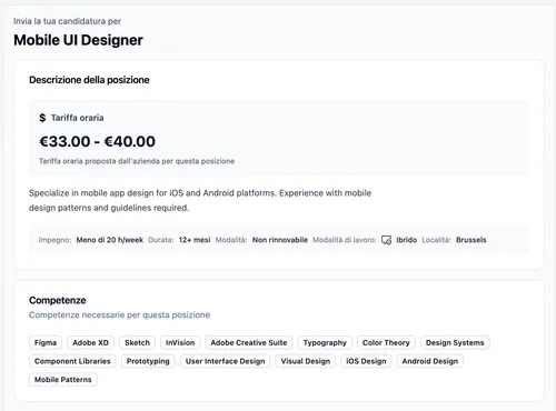 Sevedemo offerte utente